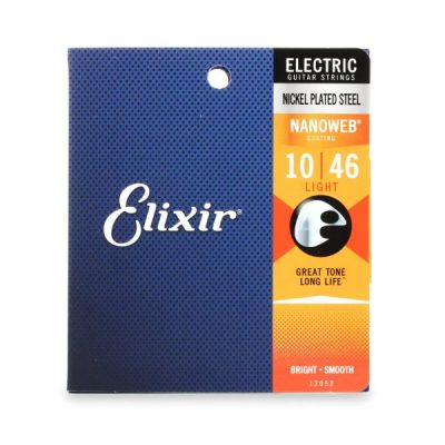 Elixir, 10-46, 10 Gauge, Nanoweb, Coated, Electric Guitar Strings, Steel, Elixir Cape Town, Elixir Near Me, Elixir South Africa