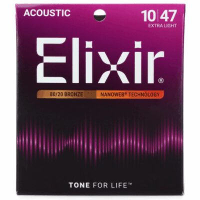 Elixir, 10-47, 10 Gauge, 80/20 Bronze, Coated, Acoustic, Steel, Elixir Cape Town, Elixir Near Me, Elixir South Africa