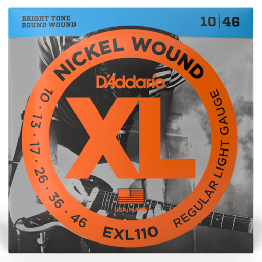 D'Addario, EXL110, Electric, Strings, 10-46, Nickle Wound, Electric Strings Near Me, Electric Strings Cape Town,