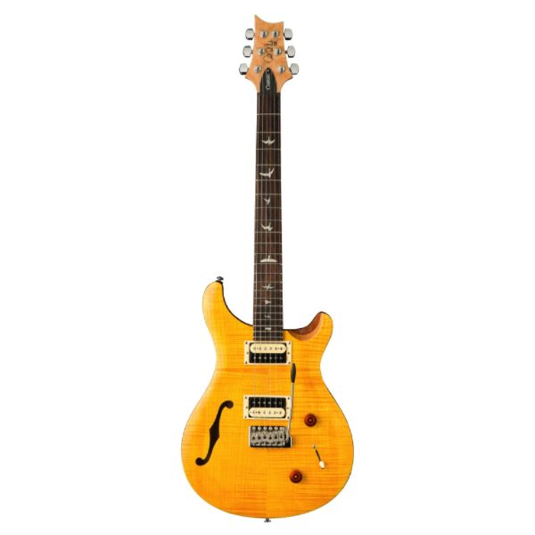 PRS SE Custom 22, Semi-Hollow, Santana Yellow, Electric guitar, PRS near me, PRS Cape Town