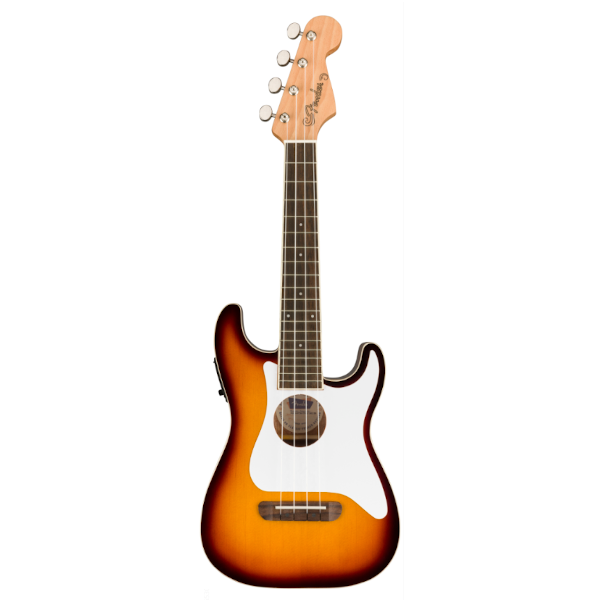 Fender, Fullertone, Stratocaster, ukulele, Sunburst, Fender Ukulele Near Me, Fender Ukulele Cape Town,