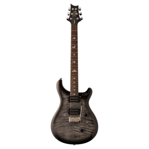 PRS, SE Custom 24, Electric guitar, Charcoal Burst, Flamed Maple Top, Mahogany body, Double cutaway, PRS Near Me, PRS Cape Town,