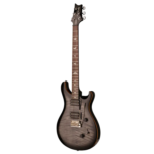 PRS, SE Custom 24, Electric guitar, Charcoal Burst, Flamed Maple Top, Mahogany body, Double cutaway, PRS Near Me, PRS Cape Town,