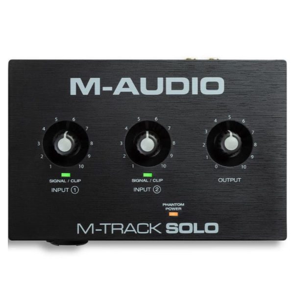 M-Audio, M Track Solo, 2 Channel, Audio Interface, Recording, M-Audio Near Me, M-Audio Cape Town,