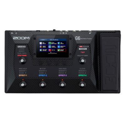 Zoom, G6, Multi-Effects pedal, Digital Pedal, Zoom Cape Town, Zoom Near Me,