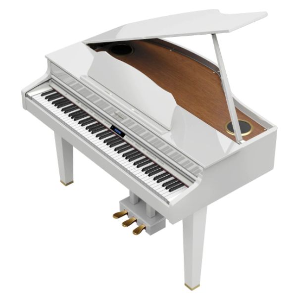 Roland, GP-607, Digital Grand Piano, 88 Key's, Polished White, Roland Near Me, Roland Cape Town