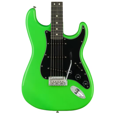 Fender, Player, Stratocaster, Ebony Fingerboard, Maple Neck, Neon Green, Limited Edition, Fender Near Me, Fender Cape Town,