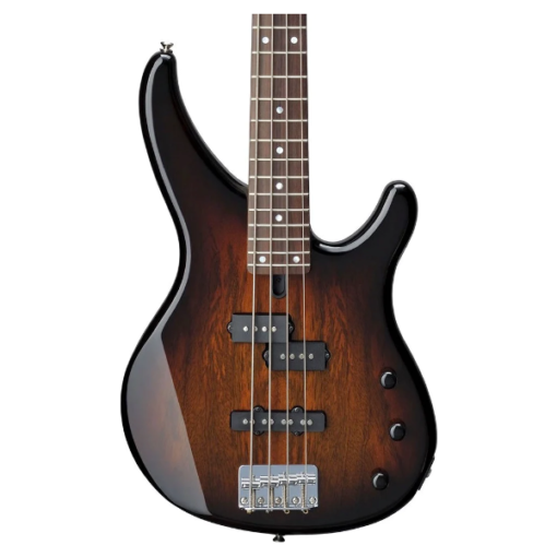 Yamaha, TRBX174EW, Tobacco Brown Sunburst, 4-string, Bass, Flamed Mango Top, Yamaha Near Me, Yamaha Cape Town,