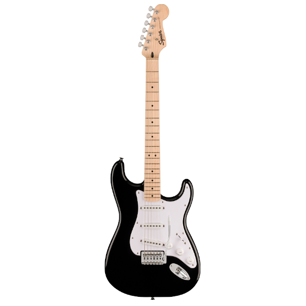 Fender, Squier, Sonic, Stratocaster, Black, Maple Fingerboard, Electric guitar, Fender Squier Near Me, Fender Squier Cape Town,
