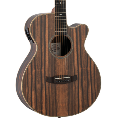 Tanglewood, TRSFCEAEB, Acoustic Electric, Ebony Body, Cutaway, Pickup, Tanglewood Near Me, Tanglewood Cape Town,
