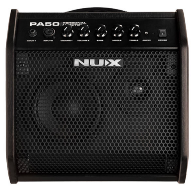 Nux, PA-50, Acoustic Amp, 2-Channel, 3-Band EQ, 50 Watts, Nux Near Me, Nux Cape Town,