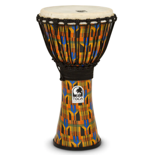 Toca, Djembe, 10 Inch, Rope Tuned, Freestyle, Matte Finish, Kente, Toca Near Me, Toca Cape Town,