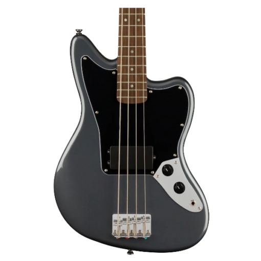 Fender, Squier, Affinity, Jaguar, Humbucker, Charcoal Frost Metallic, 4-string bass, Bass, Laurel Fingerboard, Squier Near Me, Squier Cape Town,