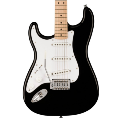 Fender, Squier, Sonic, Stratocaster, Left handed, Maple Fingerboard, Single Coil Pickups, Black, Squier Near Me, Squier Cape Town,