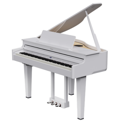 Roland, GP-6, Digital Baby Grand Piano, 88 key, Polished White, Roland Near Me, Roland Cape Town,