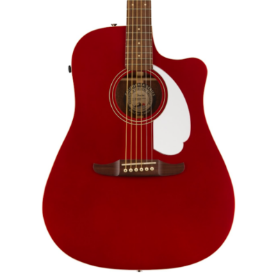 Redondo, Candy Apple Red, Fishman Flex Pickup, Solid Sitka Spruce, Sapele Back and Sides, Cutaway, Fender Near Me, Fender Cape Town,