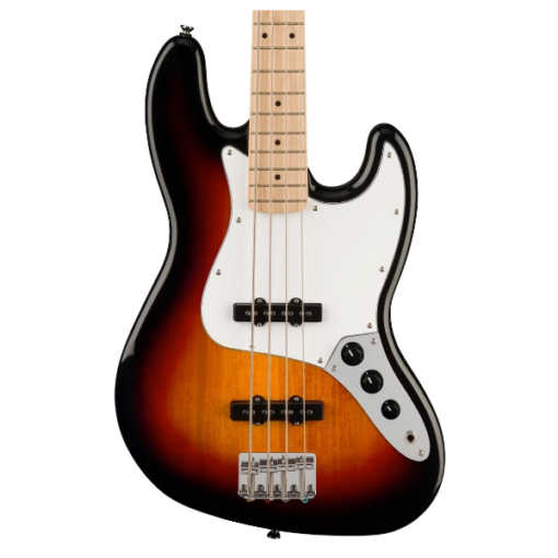 Fender, Squier, Jazz Bass, Jbass, 3 Tone Sunburst, Maple Fingerboard, 4-string, Fender Squier Near Me, Fender Squier Cape Town,