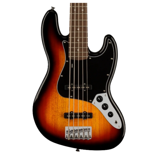 Fender, Squier, Jazz Bass, Jbass, 3 Tone Sunburst, Laurel Fingerboard, 5-string, Fender Squier Near Me, Fender Squier Cape Town,