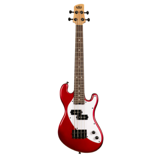 Kala, U-bass, Solidbody, Red, 4-String, Ukulele, Electric Ukulele, Bass Ukulele, Kala Near Me, Kala Cape Town,