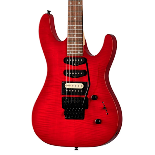 Kramer, Striker, Electric Guitar, Striker Series, Floyd Rose Bridge, Transparent Red, HSS Alnico Pickups, Kramer Near Me, Kramer Cape Town,