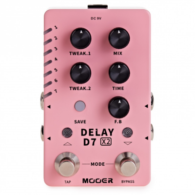 Mooer, X2 D7 Delay, Effects pedal, Digital Delay, Electric, Mooer Near Me, Mooer Cape Town,