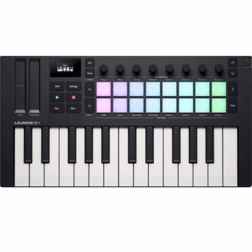 Novation, Launchkey Mini 25 MK4, Mini Keys, Controller, Midi, Keyboard, Studio, Composing, Novation Near Me, Novation Cape Town,