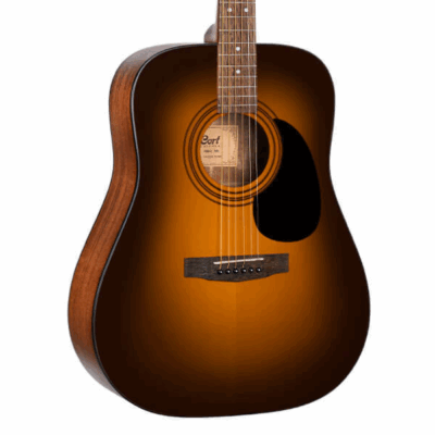 Cort, AD810, Satin Sunburst, Acoustic Guitar, Dreadnought Shape, Steel Strings, Mahogany Back and Sides, Cort Near Me, Cort Cape Town,