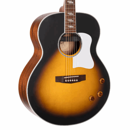 Cort, CJ-RETRO, Vintage Sunburst Matte, Jumbo Body, Acoustic, Fishman Pickup, Cort Near Me, Cort Cape Town,