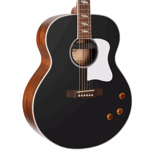 Cort, CJ-RETRO, Vintage Black Matte, Jumbo Body, Acoustic, Fishman Pickup, Cort Near Me, Cort Cape Town,