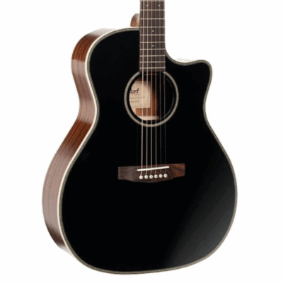 Cort, ES-GA4, Acoustic Electric, Guitar, Essence Series, Black Top Semi Gloss, Fishman Presys Pickup, Cort Near Me, Cort Cape Town,