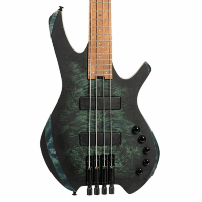 Cort, SPACE 4, Headless Bass, 4-String, Bartolini Pickups, Bass Guitar, Star Dust Green, Cort Near Me, Cort Cape Town,