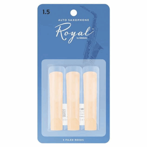 Rico Royal, D'Addario, Alto Saxophone, 1.5, Reeds, 3 Pack, Blue Label, Rico Royal Near Me, Rico Royal Cape Town,