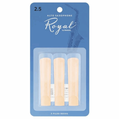 Rico Royal, D'Addario, Alto Saxophone, 2.5, Reeds, 3 Pack, Blue Label, Rico Royal Near Me, Rico Royal Cape Town,