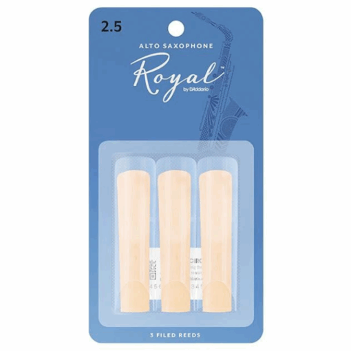 Rico Royal, D'Addario, Alto Saxophone, 2.5, Reeds, 3 Pack, Blue Label, Rico Royal Near Me, Rico Royal Cape Town,