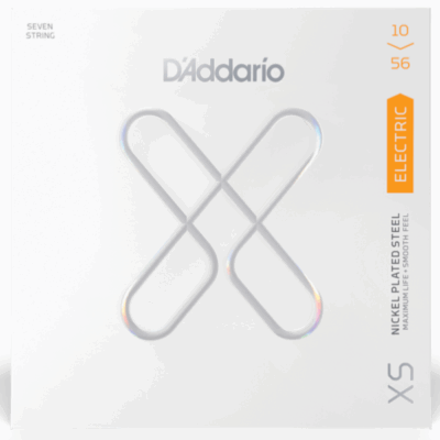 D'Addario, XSE1056, 7-String, Electric, Coated, 10-56, Light Regular Gauge, D'Addario Strings Near Me, D'Addario Strings Cape Town,