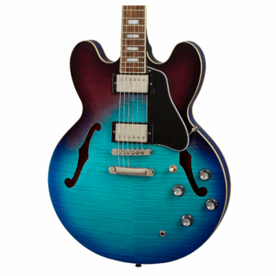 Epiphone, ES-335, Semi-Hollow Body, Electric Guitar, 335 Shape, Humbucker Pickups, Blueberry Burst, Maple Top, Maple Back and sides, Epiphone Near Me, Epiphone Cape Town,
