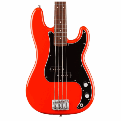 Fender, Precision Bass, Player II, 4-String Bass Guitar, Coral Red, Rosewood Fingerboard, Fender Near Me, Fender Cape Town,