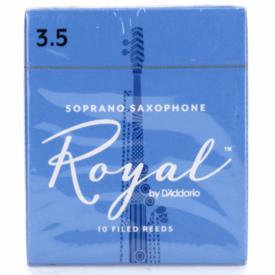 Rico Royal, D'Addario, Soprano Saxophone, 3.5, Reeds, Blue Label, Rico Royal Near Me, Rico Royal Cape Town,
