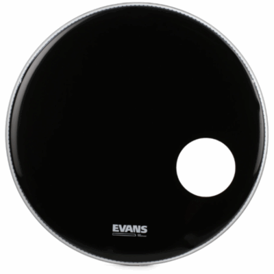 Evans, EQ3, Resonant, Black, 22 Inch, Porthole, Evans Near Me, Evans Cape Town