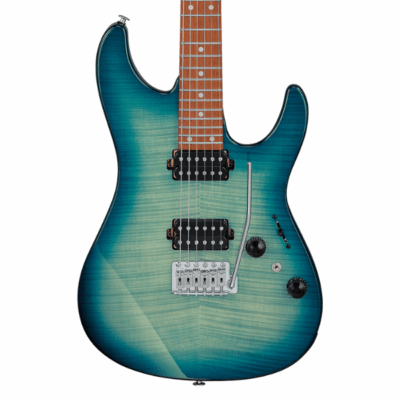 Ibanez, AZ24S1F, Transparent Turquoise Burst, Alder Body With Maple Top, Jatoba Fingerboard, Humbucker Pickups, Ibanez Near Me, Ibanez Cape Town,