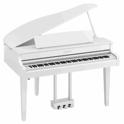 Yamaha, CLP-865GP, Polished White, Digital Grand Piano, 88 Keys, Weighted Keys, Grand Piano, Yamaha Near Me, Yamaha Cape Town,
