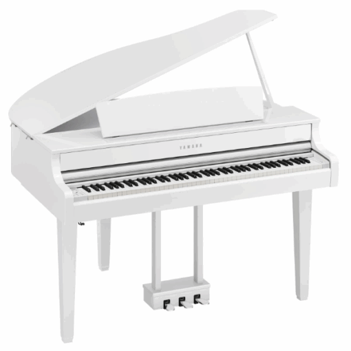 Yamaha, CLP-865GP, Polished White, Digital Grand Piano, 88 Keys, Weighted Keys, Grand Piano, Yamaha Near Me, Yamaha Cape Town,