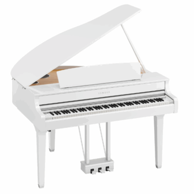 Yamaha, CLP-895GP, Polished White, Digital Grand Piano, 88 Keys, Weighted Keys, Grand Piano, Yamaha Near Me, Yamaha Cape Town,