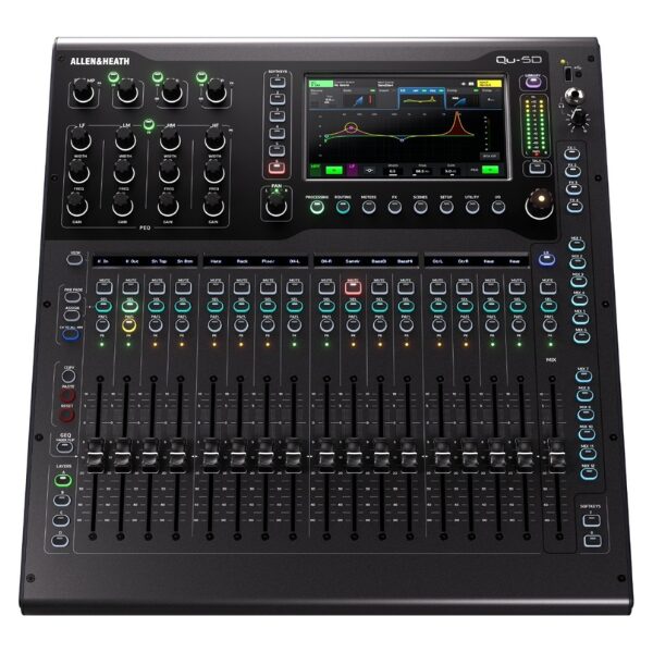 Allen & Heath, Qu-5D, Digital Mixer, Dante, 38-Channel, Mixer, Stage Gear, Live Performance, Allen & Heath Near Me, Allen & Heath Cape Town