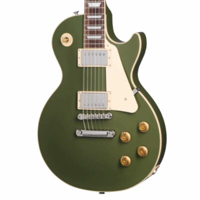 Gibson, Les Paul, Standard, 50's, Plain Top, Olive Drab Burst, Cutaway, Humbucker Pickups, Gibson Near Me, Gibson Cape Town,