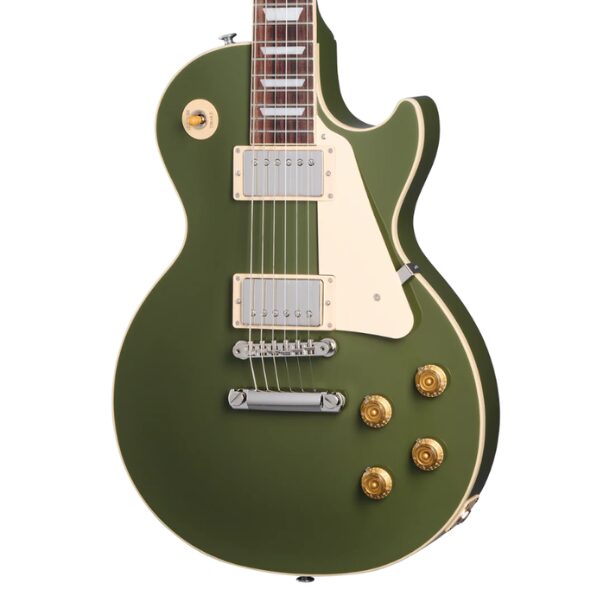 Gibson, Les Paul, Standard, 50's, Plain Top, Olive Drab Burst, Cutaway, Humbucker Pickups, Gibson Near Me, Gibson Cape Town,