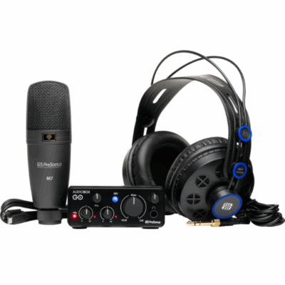 Presonus, Audiobox Go Creator Bundle, Audio Interface, Condenser Mic, Headphones, Recording, Studio, Soundcard, Presonus Near Me, Presonus Cape Town,
